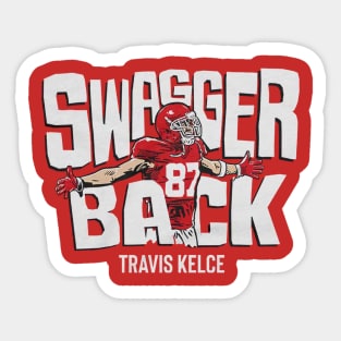 Travis Kelce Swagger Back Sticker